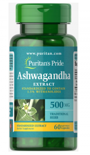 Puritan s Pride Ashwagandha Extract 500 mg 60 caps
