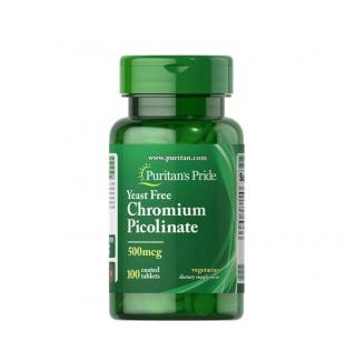 Puritan s Pride Chromium Picolinate 500 mcg Yeast Free 100 tabs