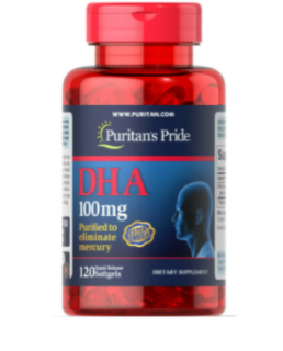 Puritan s Pride DHA 100 mg 120 softgels