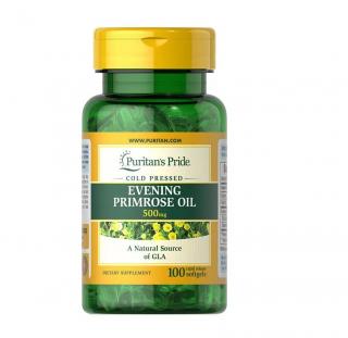 Puritan s Pride Evening Primrose Oil 500 mg with GLA 100 softgels
