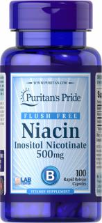 Puritan s Pride Niacin 500 mg 100 caps