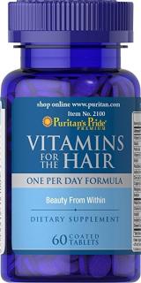 Puritan s Pride Vitamins for the Hair 60 caps