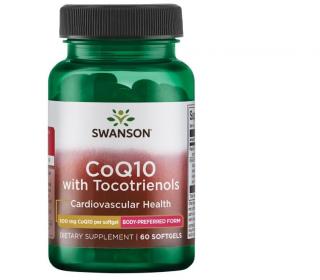 Swanson CoQ10 with Tocotrienols 100mg 60 softgels