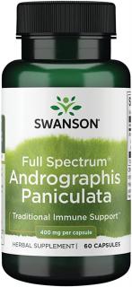Swanson Full Spectrum Andrographis Paniculata 400mg 60 caps