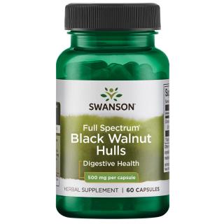 Swanson Full Spectrum Black Walnut Hulls 500mg 60 caps