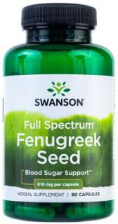 Swanson Full Spectrum Fenugreek Seed 610mg 90 caps