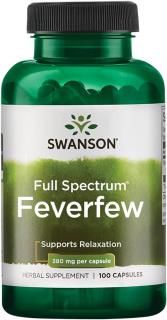 Swanson Full Spectrum Feverfew 380 mg 100 caps