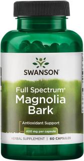 Swanson Full Spectrum Magnolia Bark 400 mg 60 caps