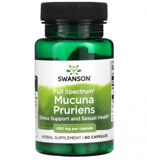 Swanson Full Spectrum Mucuna Pruriens 400 mg 60 caps