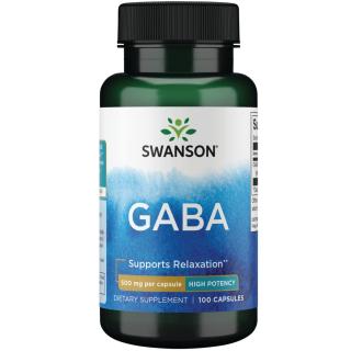 Swanson GABA 500mg 100 caps