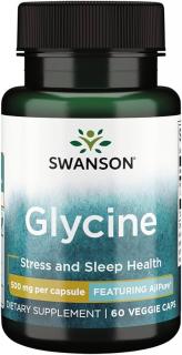 Swanson Glycine 500 mg 60 vcaps