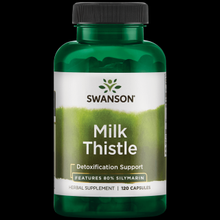 Swanson Milk Thistle with 80% Silymarin 120 caps