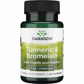 Swanson Turmeric  Bromelain 60 caps