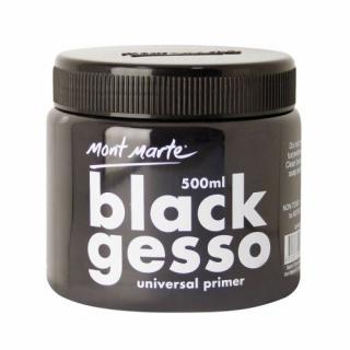 Grund Mont Marte negru pt acrilice tub 500ml