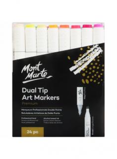 Markere Duo profesionale Mont Marte 24buc/set