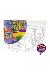 Set creativ Mont Marte canvas cu acrilice - Kombi