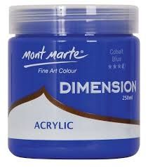 Vopsea acrilica Dimension Mont Marte 250ml  Cobalt Blue