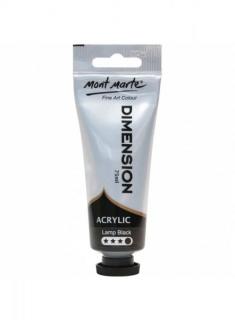 Vopsea acrilica Dimension Mont Marte 75ml  Lamp Black