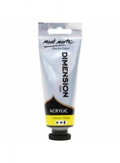 Vopsea acrilica Dimension Mont Marte 75ml  Lemon Yellow