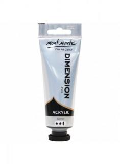 Vopsea acrilica Dimension Mont Marte 75ml  Silver