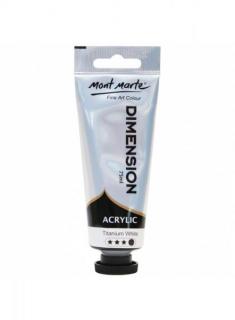 Vopsea acrilica Dimension Mont Marte 75ml  Titanium White