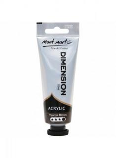 Vopsea acrilica Dimension Mont Marte 75ml  Van-Dyke-Brown