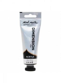 Vopsea acrilica Dimension Mont Marte 75ml  Zinc White