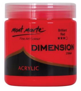 Vopsea acrilica Mont Marte Dimension 250ml Brilliant Red