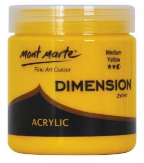 Vopsea acrilica Mont Marte Dimension 250ml Medium Yellow