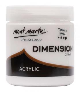 Vopsea acrilica Mont Marte Dimension 250ml Titanium White