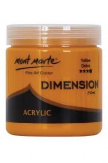 Vopsea acrilica Mont Marte Dimension 250ml, Yellow Ochre