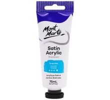 Vopsea acrilica Mont Marte Satin 75ml - Turquoise