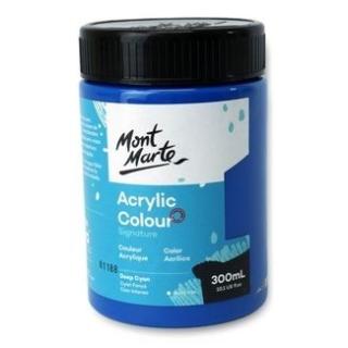 Vopsea acrilica Mont Marte Studio 300ml -Deep Cyan