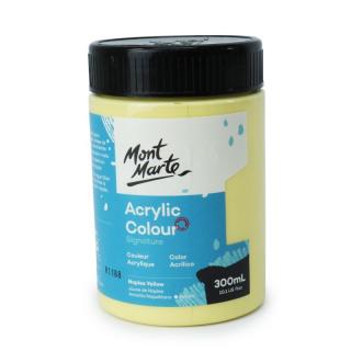 Vopsea acrilica Mont Marte Studio 300ml -Naples Yellow