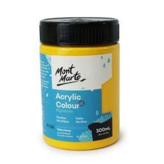 Vopsea acrilica Mont Marte Studio 300ml -Yellow Deep