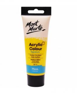 Vopsea acrilica Mont Marte Studio 75ml - Medium Yellow