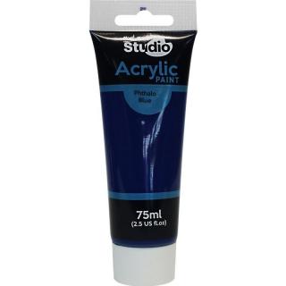 Vopsea acrilica Mont Marte Studio 75ml - Phthalo Blue