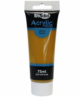 Vopsea acrilica Mont Marte Studio 75ml - Yellow Ochre