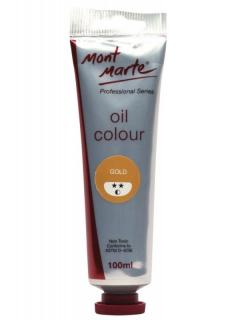 Vopsea ulei Mont Marte 100ml Gold