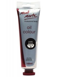 Vopsea ulei Mont Marte 100ml Ivory Black