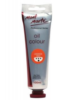 Vopsea ulei Mont Marte 100ml Orange Red