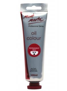 Vopsea ulei Mont Marte 100ml Permanent Red