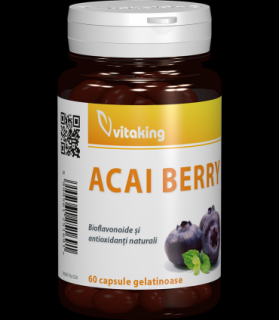 Acai berry - 60 capsule gelatinoase, Vitaking