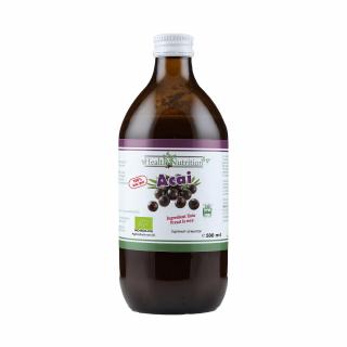 Acai BIO - suc 100% pur, 500 ml, Health Nutrition