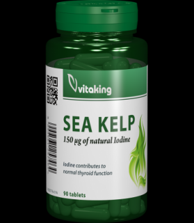 Alga marina (Sea Kelp) 33mg - 90 comprimate, Vitaking