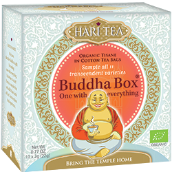 Ceai premium - Budha Box - cutie cu toate cele 11 ceaiuri Hari Tea bio 11dz