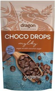 Choco drops Milky bio 200g Dragon Superfoods (STOC EPUIZAT)