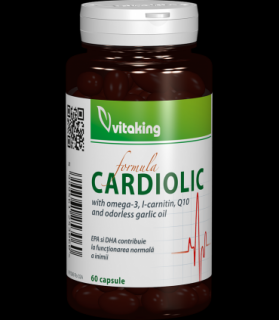 Complex Cardiolic pentru inima - 60 capsule gelatinoase, Vitaking