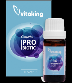 Complex Probiotic (10 tipuri de bacterii) - 6 ml, Vitaking