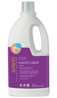 Detergent ecologic lichid pentru rufe albe si colorate cu lavanda, 2L, Sonett